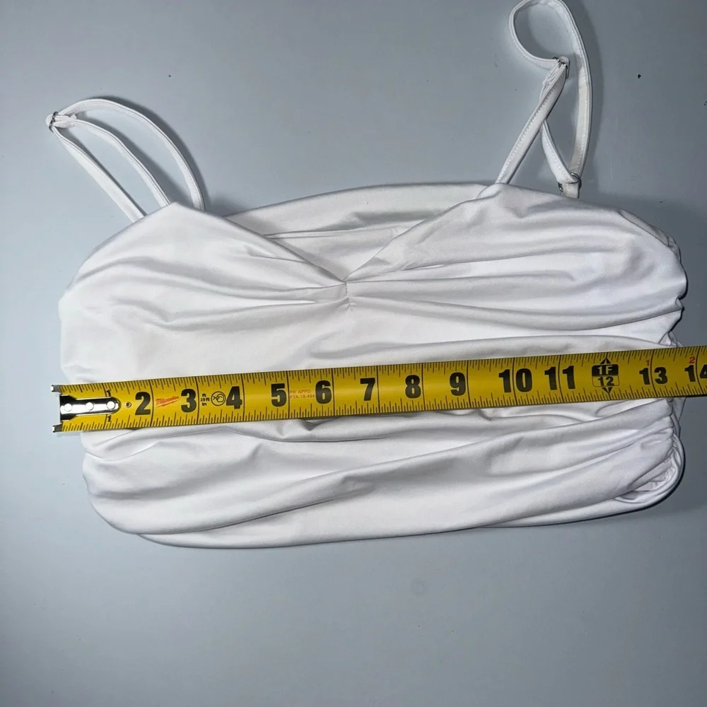 White two piece matching set dress - Picture 7 of 10